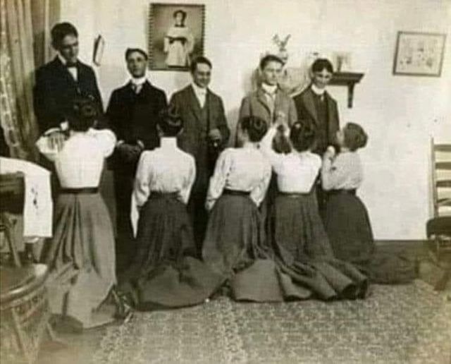 ST10. This is what wifes had to do in front of public in 1900’s